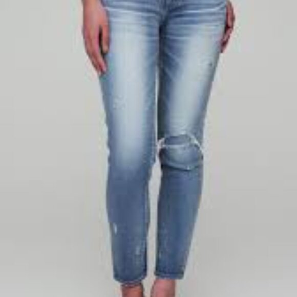 MOUSSY VINTAGE Women's Lenwood Skinny Jeans Light blue  size 26 - Picture 15 of 15